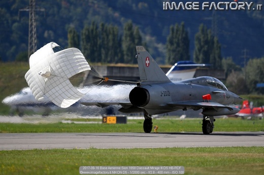 2017-09-16 Base Aerienne Sion 1658 Dassault Mirage III DS HB-RDF